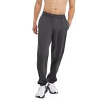 Champion Men's Fleece Relaxed Bottom Pant, Granite Heather, L