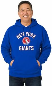 Team Fan Apparel NFL Adult Unisex Retro Gameday Ultra Soft Fleece Hooded Sweatshirt, Officially Licensed Football Hoodie Royal