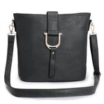 AOSSTA Womens Cross Body Bag Lightweight Multi Zip Pockets Crossbody Bags for women Small Shoulder Messenger Bag (71556 Dark Grey)