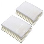 HQRP 2-pack Filters compatible with Hoover FloorMate FH40000, FH40010, FH40010B, FH40030, FH40011B, FH40020TV SpinScrub Hard Floor Upright Vacuum Cleaner, parts 59177051 / 40112050