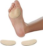 Adhesive Moleskin for Feet - Blister Bandages Precut Kidney Metatarsal Pads - 3" - Callus, Heel, Corns, Blister Prevention, Shoe Friction - 5 Pairs (10 Pieces)