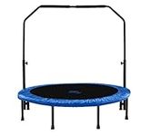 Upper Bounce 40" Mini Trampoline, Exercise Gym Workout Cardio Weight Loss Fitness Indoor/Outdoor Kids Adult Rebounder with Adjustable Handle