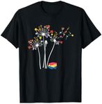 Sewing Dandelion Flowers Quilting Quilt Shop T-Shirt