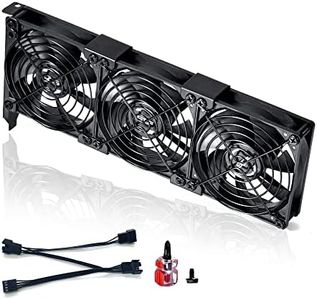 SCCCF Graphic Card Fans, Graphics Card Cooler, Video Card Cooler, PCI Slot Dual 90mm 92mm pwm Fans, VGA Cooler