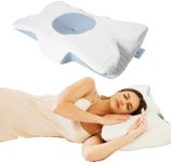 Comfibloom Memory Foam Cervical Pillow for Neck, Shoulder, Back, Head Pain Relief,Ergonomic Orthopedic Pillow for Sleeping, Contour Pillow,Cervical Pillow for Side, Back & Stomach Sleepers.