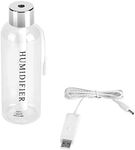 Mini Air Humidifier, 300ml USB Super Quiet Desktop Humidifier USB Water Bottle Humidifier for Travel Office Car Baby Bedroom