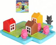 Misitti 9PCS Three Little Piggies - Deluxe Cognitive Skill-Building Puzzle Game featuring 48 Playful Challenges for Ages 3+