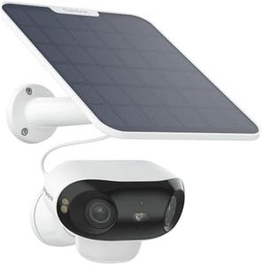 REOLINK 4K Solar Camera Outdoor Wireless, Dual-Lens 180° View for Home Security, ColorX Night Vision, No Subscription, Smart Detection, Local Storage, Wi-Fi 6