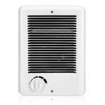 Upgrade CSC151TW Electric Wall Heater - Fast & Efficient Heating with Built-in Thermostat, 1500W/120V, 5120 BTU, Complete Unit, White