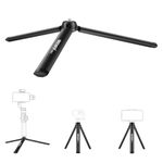 NEEWER Mini Metal Tripod, Table Stand, Desktop Compact Tripod Compatible with Crane M2, Smooth Q2, Gimbal Grip Stabilizer and All Cameras