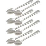 Grapefruit and Dessert Spoon, Stainless Steel with Serrated Edge, 7-inch, Set of 8