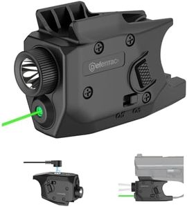 Defentac 350 Lumens Pistol Light and Green Laser Sight Combo is Compatible with M&P Shield and M&P Shield Plus, 9mm/.40 Only, Magnetic Rechargeable, NOT for Other Handguns.