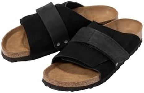 Birkenstock 1022566 Kyoto Kyoto Sandals, Black, 24.0 cm