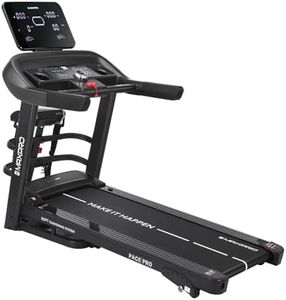 MAXPRO PACE PRO 5 HP Peak DC Motor Multifunction Folding Treadmill with Massager,Max.Speed 14km/h,6 Level Incline,Max.User Weight 110kgs,Fit Show App Support,Running Machine for Home use(PTM605M)