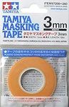 Tamiya 87208 Masking Tape 3 mm/18 m Model Making Accessories, Orange, 3mm/18m