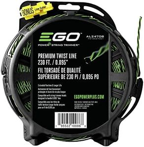 EGO AL2470B Premium Twist String, bi-component trimmer line (bulk package), Green