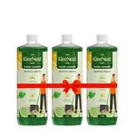 Kleenest Natural Eco-friendly Floor Cleaner Liquid 1 Litre*3 (Buy2 Get1 Free), Tropical Breeze| Plant Based, Non-Toxic, Kids Safe & Pet Friendly| For all Tile, Marble, Granite and wooden floors