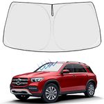 Proadsy Front Windshield Sunshade Foldable Sun Shade Sun Visor Protector Custom Fit 2024 2023 2022 2021 2020 Mercedes-Benz GLE-Class GLE Class Accessories 2024 Upgrade