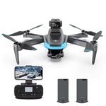 ISPEKTRUM Drone FlyBot ISKF110 4K Dual Camera 2-Axis Gimbal 360 Obstacle Avoidance 30-Min Flight Time RC Quadcopter with Advanced Auto Return, Auto Follow, Gesture Photo (Combo-2)