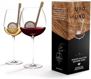 Ullo Uno Wine Purifying Wands.The Only Plant-Based Recyclable Wine Wand that Removes Sulfites and Histamines and Nothing Else. (10 Wands)