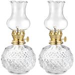 Garneck Indoor Lanterns Lantern 2pcs Kerosene Lamp Oil Indoor Vintage Oil Lamp Paraffin Oil Kerosene Lamp Home Decorative Lamp Oil Light Paraffin Lamps for Indoors Lanterns Vintage Lantern