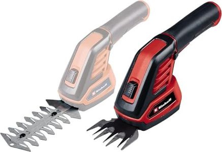 Einhell Forbici per erba e cespugli a batteria GC-CG 3,6/70 Li WT (3,6 V, batteria agli ioni di litio da 2,0 Ah, lama tagliaerba da 70 mm, lama tagliasiepi da 110 mm, incluso cavo di ricarica)