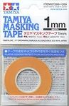 TAMIYA TAM87206 87206 Masking Tape 1 mm/18 m, Model Making, Accessories