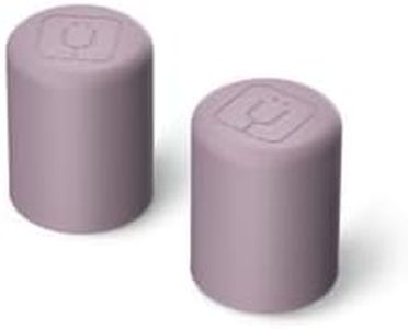 BrüMate Magnetic Straw Caps | Silicone Straw Topper 2-pack | Dust & Dirt Resistant | Compatible with All Era and Resa Tumblers (Lilac Dusk)