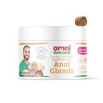 Omni Anal Glands Dog Supplements - Vet Grade One-a-Day Supplement with Psyllium Husk & Apple Pectin - Daily Soft Chew Dog Treat for Full, Blocked or Odorous Glands, 30 Servings, Small Dog 0-15 Kg