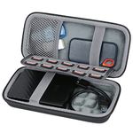 co2CREA Hard Travel Protective Case for WD My Passport/WD Elements/Toshiba Canvio Basics/canvio flex/Seagate Backup Plus Slim Portable HDD External Hard Drive,Case Only