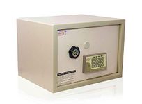 Laxmi KAPAT Security Digital Electronic Safe Locker | User PIN Code Access |Electonic keypad locker| Money Box | Ideal for Cash, Jewellery & Documents For Home Office & Hotel | (Ivory - 18.35 Liters)