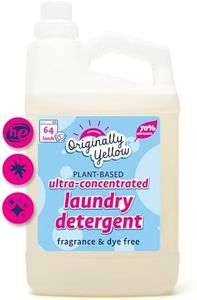Originally Yellow Natural Unscented Laundry Detergent | Made In USA Natural Laundry Detergent | Stain Removing & Gentle on Sensitive Skin | High-Efficiency for Clean Laundry | up to 128 Loads
