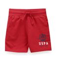 U.S. POLO ASSN. Boy's Bermuda Shorts (UKSRTON0004EXS_Me. Red_4 5 Years)