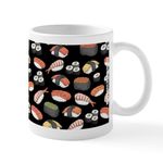 CafePress Sushi, I Love Sushi Mugs 11 oz (325 ml) Ceramic Coffee Mug