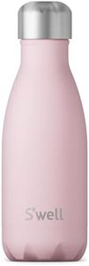 S'well Stainless Steel Water Bottle - 9 Fl Oz - Pink Topaz - Triple-Layered Vacuum-Insulated Containers Keeps Drinks Cold for 27 Hours and Hot for 12 - with No Condensation - BPA Free Water Bottle