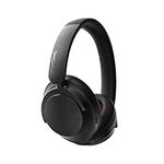 1MORE SonoFlow Active Noise Cancelling Headphones, Over Ear Bluetooth Headphones Wireless with LDAC for Hi-Res Wireless Audio, 70H Playtime, Preset EQ Via App, 5 Mics, Foldable Headphones Black