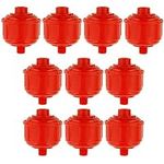 TCP Global (10-Pack Disposable Mini Air/Water Filters Only Standard 1/4" Threads, Fits Most Spray Guns and Air Tools