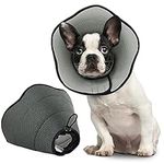 BONTHEE Dog Cone Collar for After Surgery,Soft Dog Cones for Medium Dogs,Adjustable Dog Recovery Collars for Pet,Elizabethan Collar, Adjustable E-Collars for Dog, Prevent Licking Wound(M)