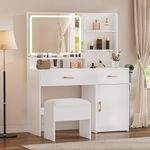 YITAHOME Vanity Desk with LED Light