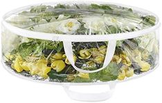 Whitmor Clear Everyday Wreath Bag, 