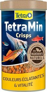 TetraMin Crisps Nutri Evolution - Aliment Complet en Crisps aux Ingrédients Naturels pour Poissons Tropicaux – Recette améliorée Sans conservateurs ajoutés Sans colorants - Boîte PET recyclé - 100 ml