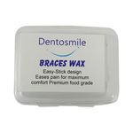 Dentosmile Dental Orthodontic Wax for Braces/Bracket Gum - 5 Strips Per Box (2)