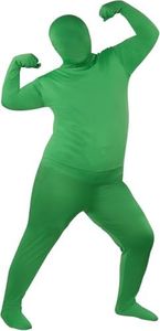 UTEBIT XXL Full Bodysuit Unisex Spandex Stretch Adult Costume,Halloween Costume,Zentai Disappearing Man Body Suit Green