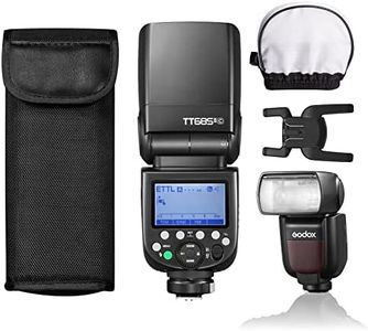 Godox TT685II-C E-TTL GN60 Speedlite Camera Flash, 0.1-2.6s Recycle Time, 330 Full Power Pops, 2.4G Wireless X System, HSS 1/8000s, TCM Instant Conversion, Quick-Release Lock, for Canon EOS Cameras