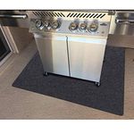 Gas Grill Matââ‚¬â€ BBQ Grilling Gear for Gas/Deck Absorbent Grill mat Lightweight Washable Floor Matï¼Å’Under Grill Mat for Protective Floorï¼Å’Protects Decks and Patios from Grease and Sauce