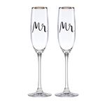 Kate Spade 882964 Wedding Party Mr. & Mr. 2-Piece Champagne Flute Set