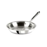 All-Clad 4110 Stainless Steel Tri-Ply Bonded Dishwasher Safe Fry Pan Cookware, 10-Inch, Silver