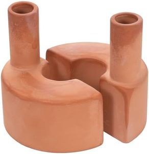 JUMILAND Self-Watering Terra Cotta Planter Water Storage Tank Reusable Automatic Terracotta Plant Watering Devices Globes Stakes Self-irrigate Watering Spikes Ceramic Plant Waterer Set