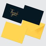 Rousrie ( Pack of 12 Blank Thank You Cards with Envelopes For Festive Occasions And Professional Use (DESIGN 5)