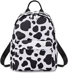 Girls Mini Backpack, Small Backpacks Purse for Women Teens Kids School Travel (Cow Print)